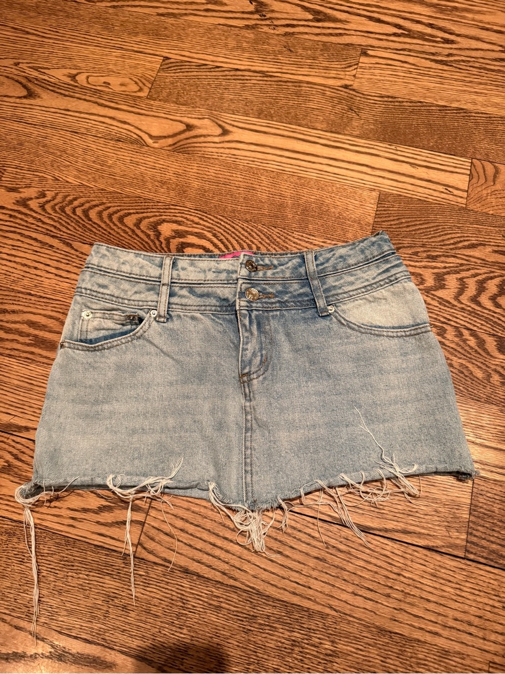 Edikted Denim Mini Skirt